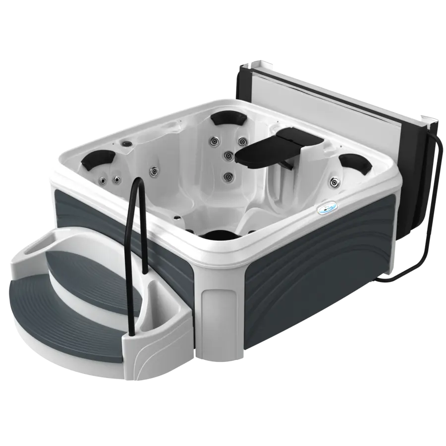 White Diamond Spa with Gray